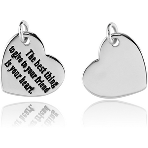 STERLING SILVER 925 PENDANT - HEART