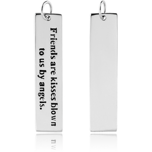 STERLING SILVER 925 PENDANT - FRIENDS ARE