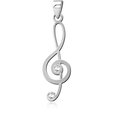 STERLING SILVER 925 JEWELLED PENDANT