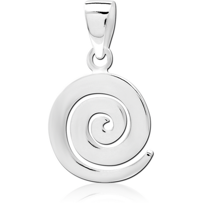 STERLING SILVER 925 PENDANT - SPIRAL