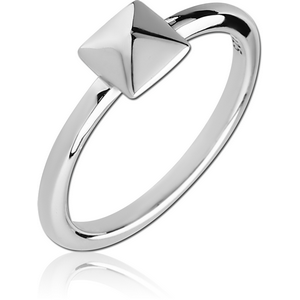 STERLING SILVER 925 RING - PYRAMIDE
