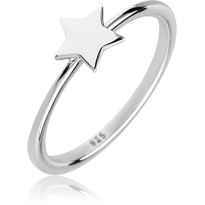 STERLING SILVER 925 RING - STAR