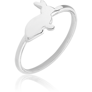 STERLING SILVER 925 RING - BUNNY