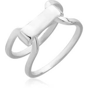 STERLING SILVER 925 RING - KINETIC STRIPE