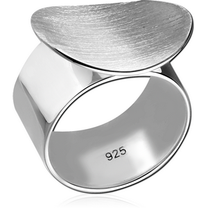 STERLING SILVER 925 RING - PLATE