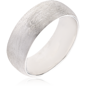 STERLING SILVER 925 RING WITH MATT FINISH - BAND