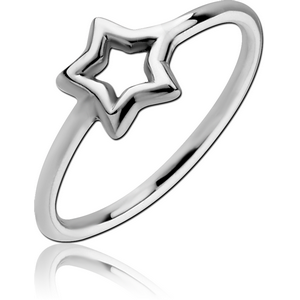 STERLING SILVER 925 RING - STAR