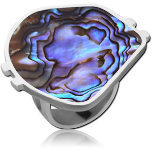 STERLING SILVER 925 RING - ABALONE