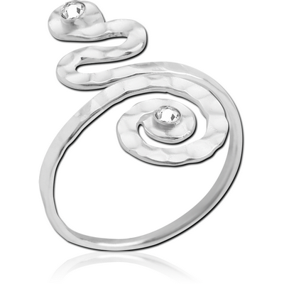 STERLING SILVER 925 JEWELLED RING