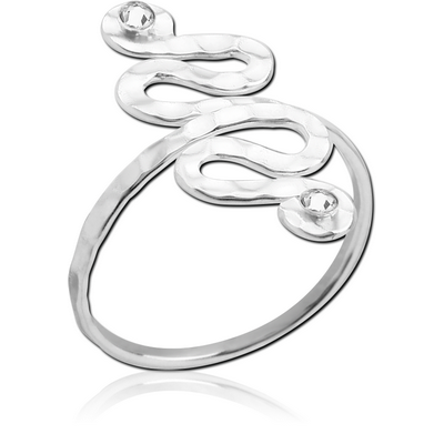 STERLING SILVER 925 JEWELLED RING
