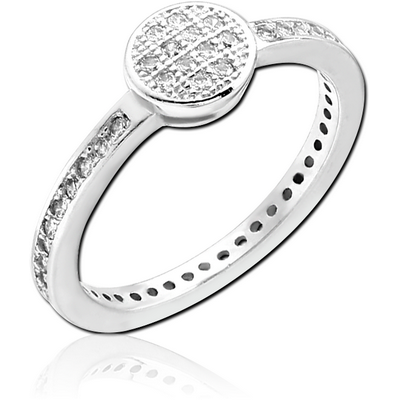 STERLING SILVER 925 JEWELLED RING