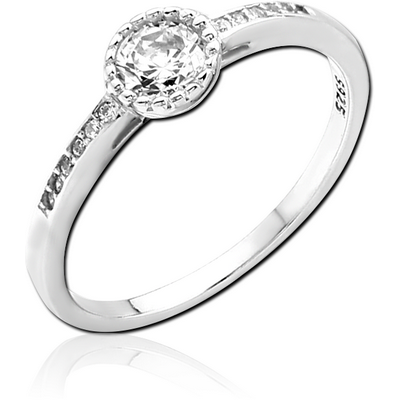 STERLING SILVER 925 JEWELLED RING