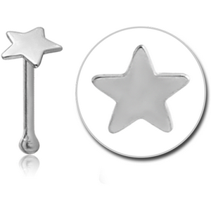 STERLING SILVER 925 STAR NOSE BONE