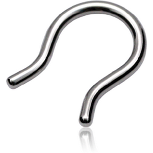 SURGICAL STEEL SEPTUM RETAINER - CURVED