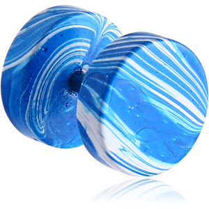 SURGICAL STEEL NEON FAKE PLUG