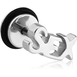 STAINLESS STEEL FAKE PLUG-SEX