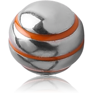 SURGICAL STEEL STRIPED BALL