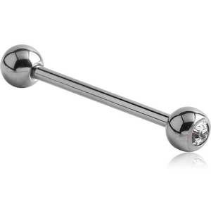 TITANIUM JEWELED BARBELL