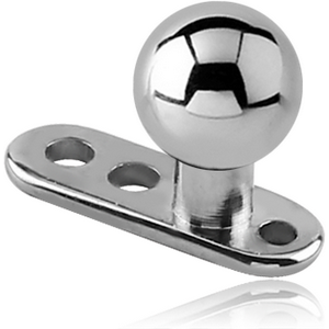 TITANIUM INTERNALLY THREADED DERMAL ANCHOR WITH BALL