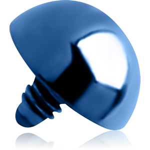 ANODISED TITANIUM HALF BALL FOR 1.6MM INTERNALLY THREADED PINS