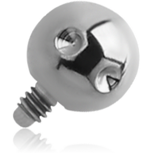 TITANIUM 6 DIMPLES SLAVE BALL FOR 1.6MM INTERNALLY THREADED PINS