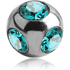 TITANIUM MULTI JEWELLED MICRO BALL