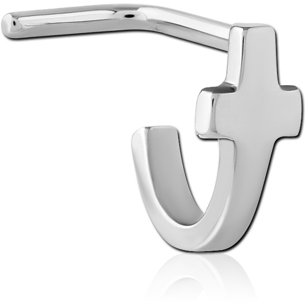 TITANIUM GRADE 23 - 90 DEGREE WRAP AROUND NOSE STUD