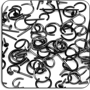 VALUE PACK OF MIX BLACKLINE SURGICAL STEEL 1.6MM PINS - PACK OF 1000 PCS