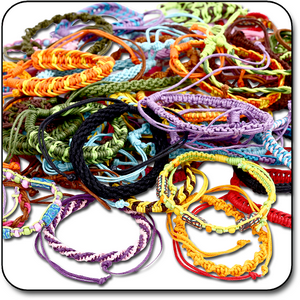 VALUE PACK OF MIX COTTON BRACELET - PACK OF 250 PCS