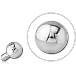 14K WHITE GOLD FOR 1.2MM INTERNALLY THREADED PINS