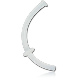 BIOFLEX CURVED RETAINER LABRET WITH DISC