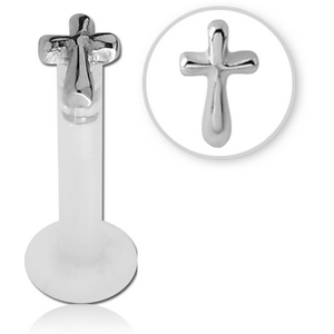 BIOFLEX INTERNAL LABRET WITH SURGICAL STEEL ATTACHMENT
