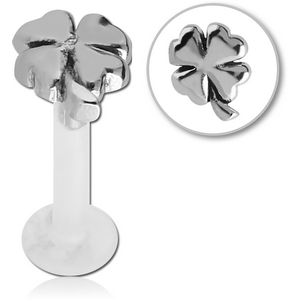BIOFLEX INTERNAL LABRET WITH SURGICAL STEEL ATTACHMENT