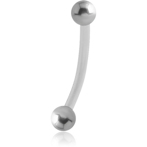 BIOFLEX CURVED MICRO BARBELL WITH STEEL BALLS