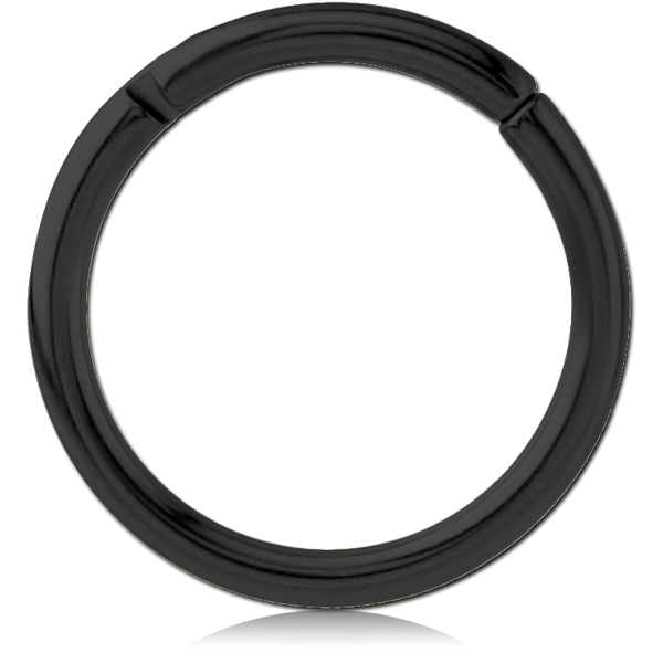 STERILE BLACK PVD COATED TITANIUM HINGED SEGMENT RING