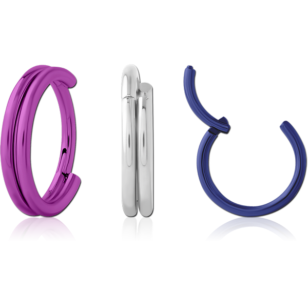STERILE ANODISED TITANIUM HINGED SEGMENT RING