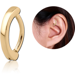 ZIRCON GOLD PVD COATED SURGICAL STEEL ROOK CLICKER