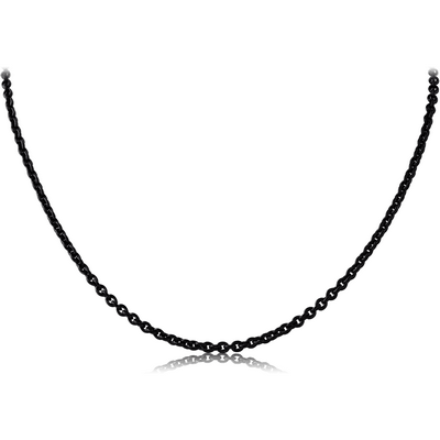 BLACK PVD COATED STAINLESS STEEL CABLE CHAIN ROLL CM