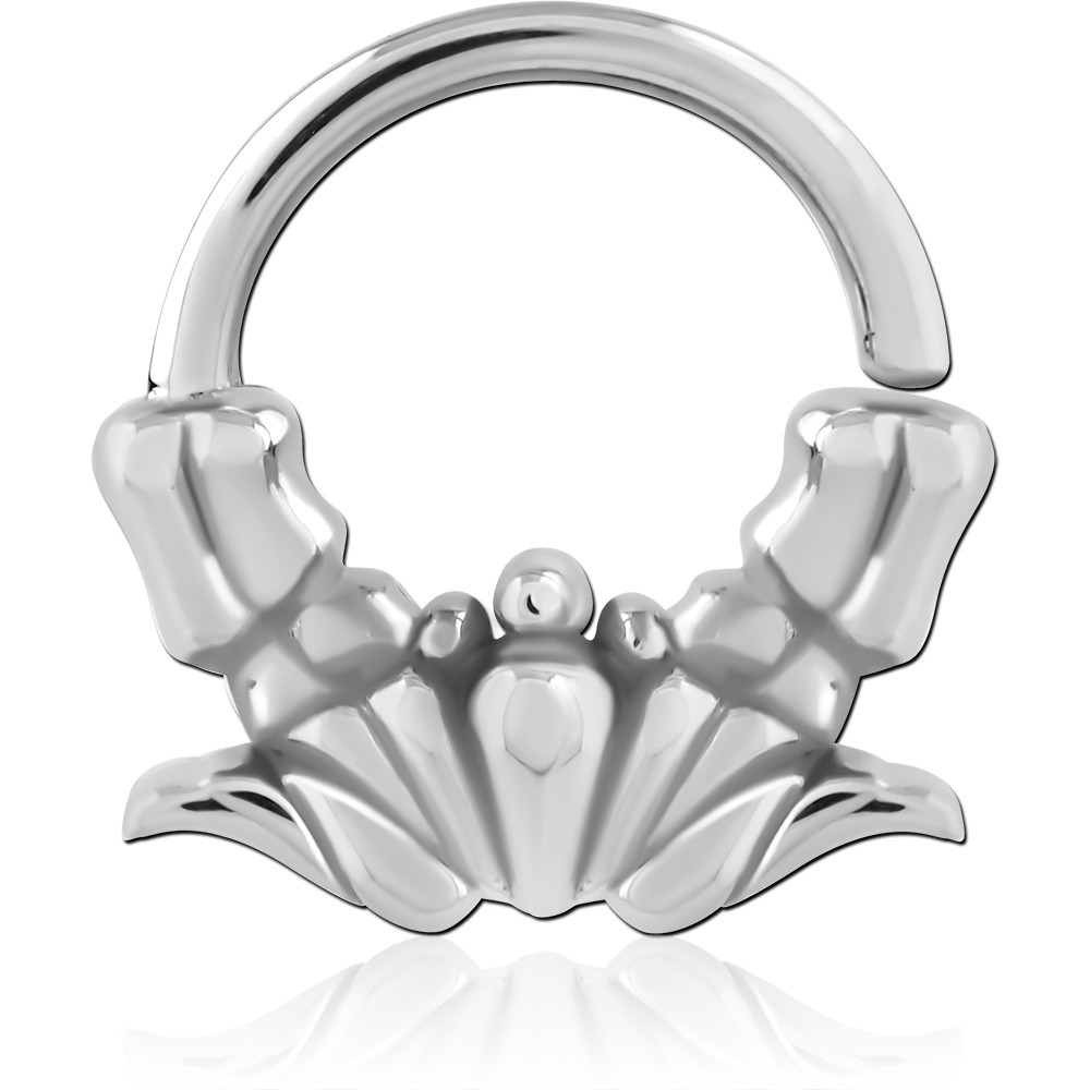 SURGICAL STEEL JEWELLED SEAMLESS RING