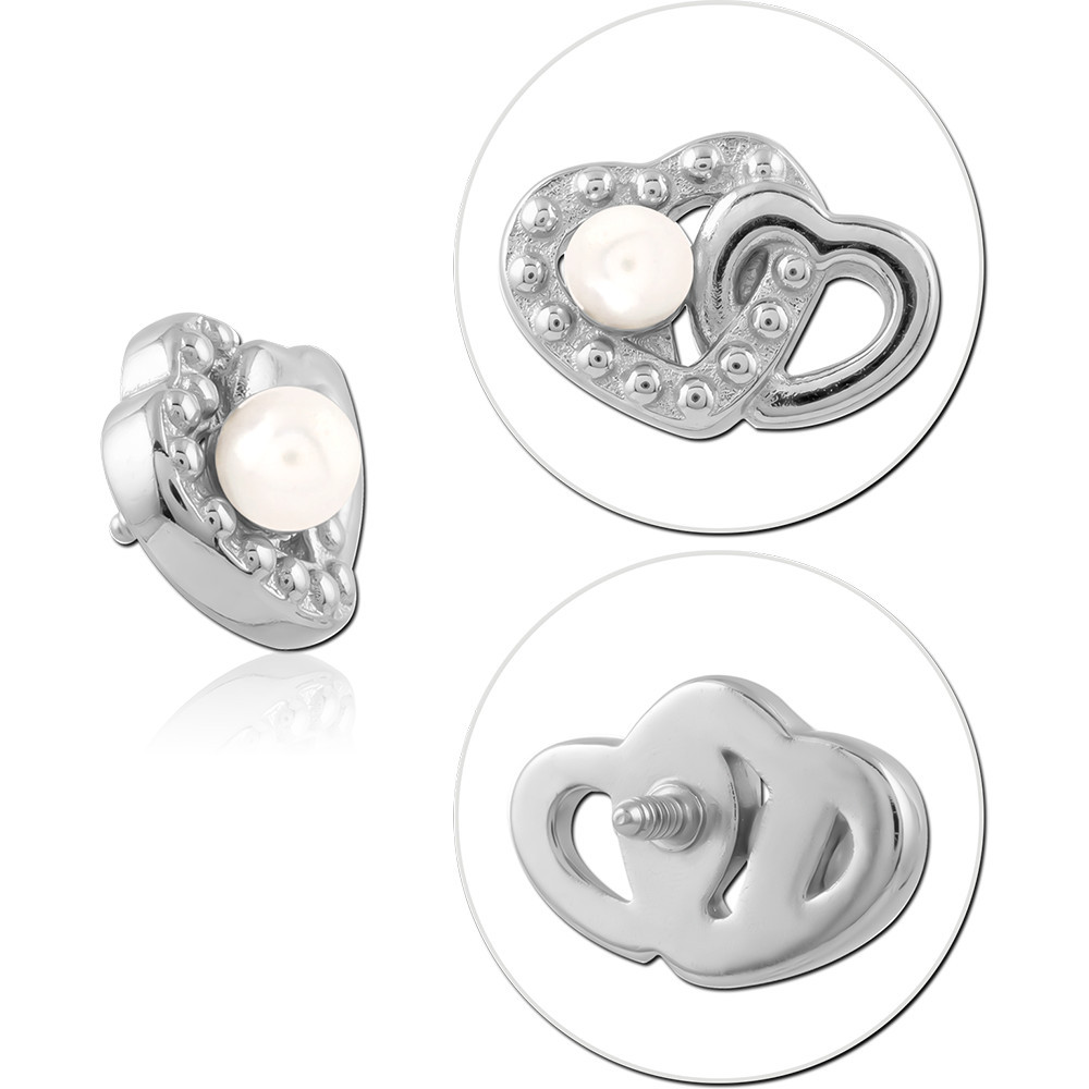 SURGICAL STEEL JEWELLED MICRO ATTACHMENT FOR 1.2MM INTERNALLY THREADED PINS