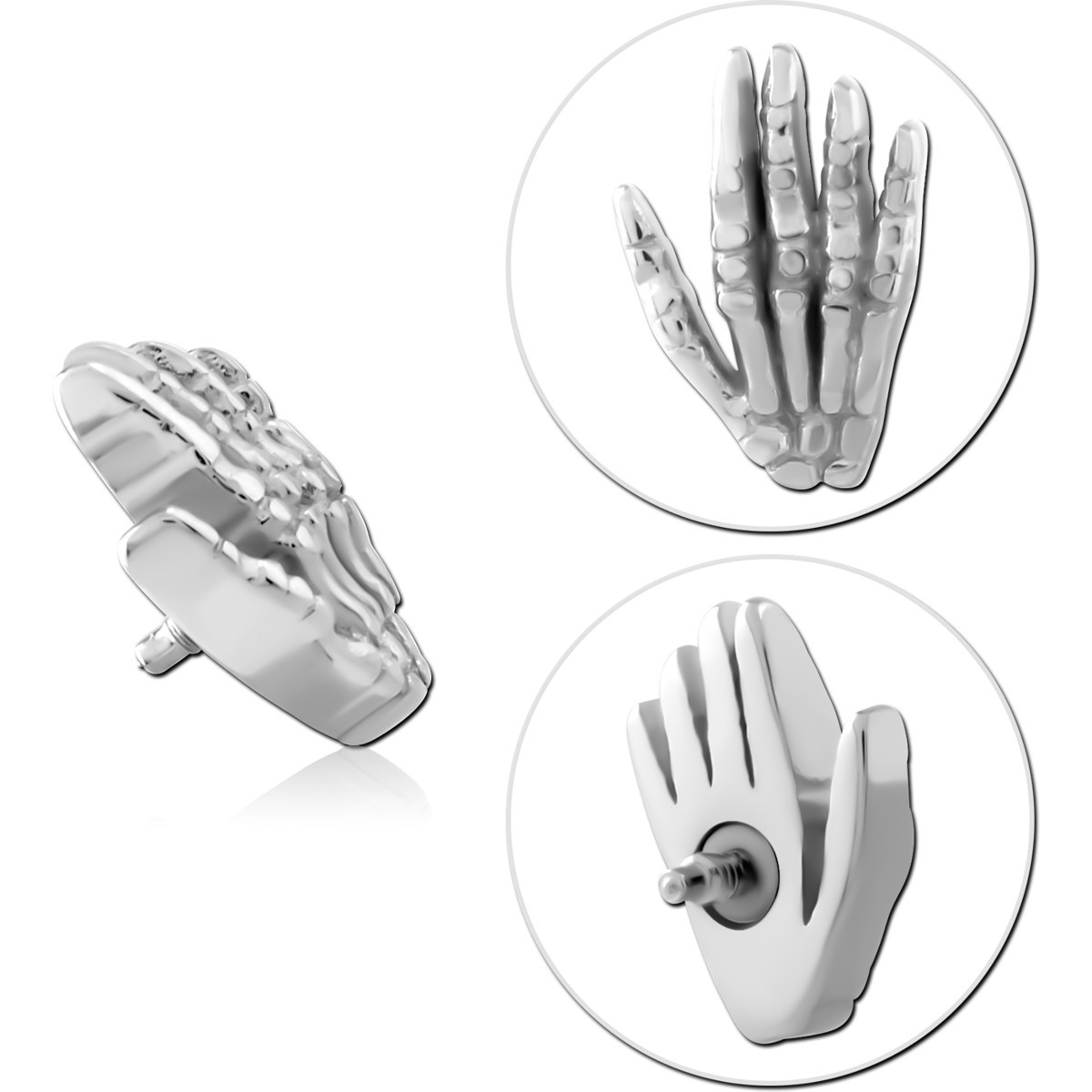 SURGICAL STEEL MICRO ATTACHMENT FOR 1.2MM INTERNALLY THREADED PINS - HALLOWEEN
