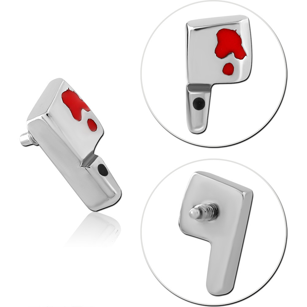 SURGICAL STEEL MICRO ATTACHMENT WITH ENAMEL FOR 1.2MM INTERNALLY THREADED PINS