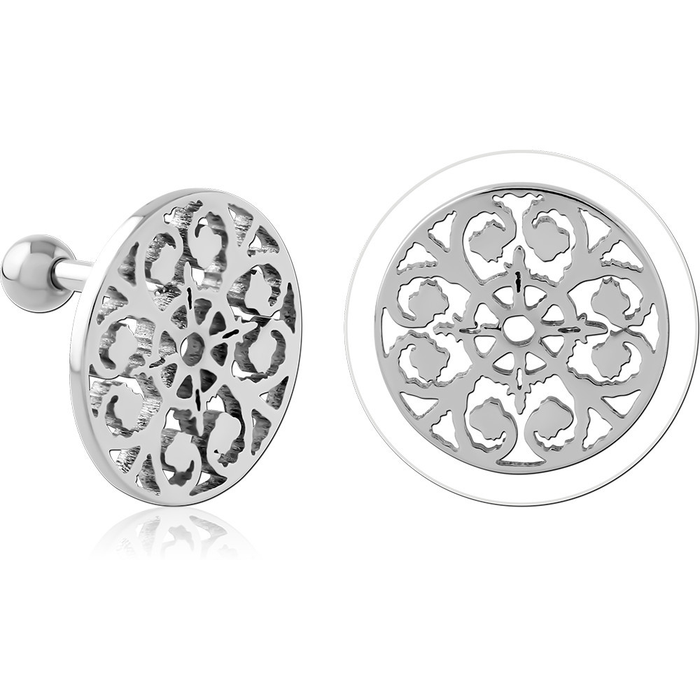 SURGICAL STEEL TRAGUS MICRO BARBELL