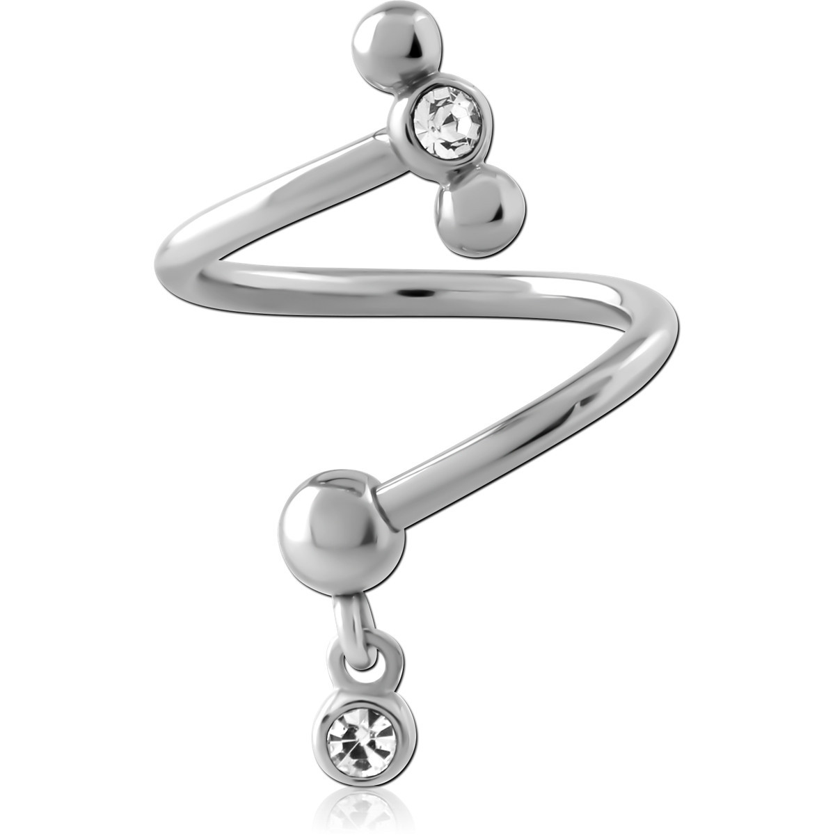 SURGICAL STEEL MICRO BODY SPIRAL