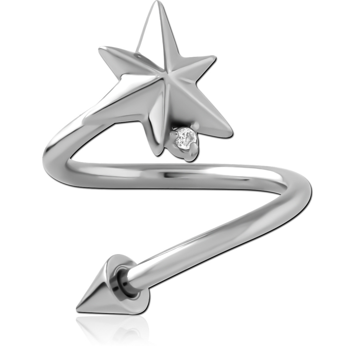 SURGICAL STEEL MICRO BODY SPIRAL