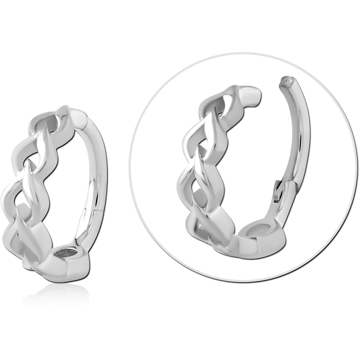STERLING SILVER 925 RHODIUM PLATED MULTI PURPOSE CLICKER