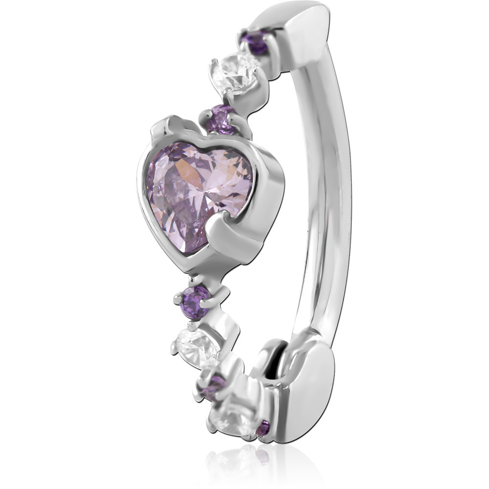 SURGICAL STEEL JEWELLED BELLY CLICKER