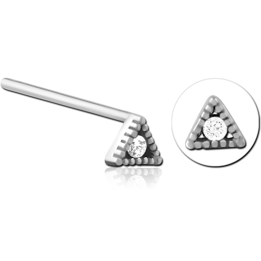 SURGICAL STEEL STRAIGHT NOSE STUD