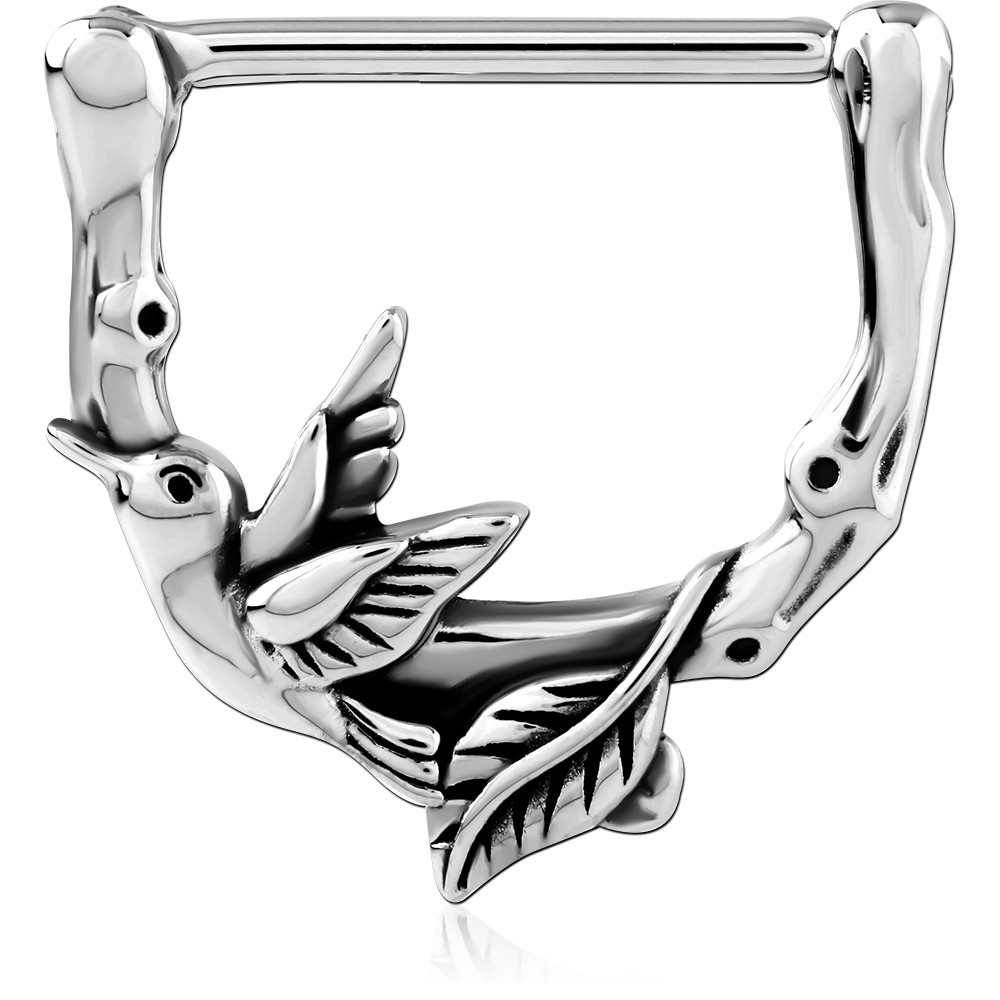 SURGICAL STEEL NIPPLE CLICKER