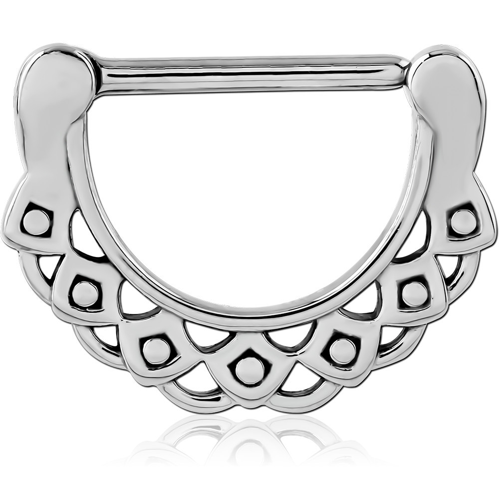 SURGICAL STEEL NIPPLE CLICKER